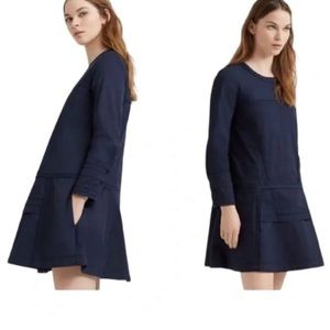 CLUB MONACO Mini Swing Dress Navy